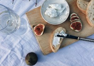 Dried Figs with cheese